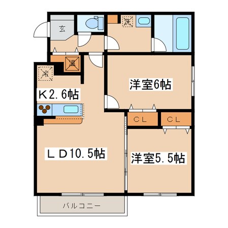 Ａｂｉｔａフレムサの物件間取画像